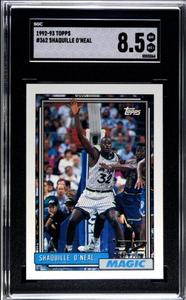 Shaquille O'Neal 1992-93 Topps Rookie Card (RC) #362- SGC Graded 8.5 NM-MT Official Cheap Online