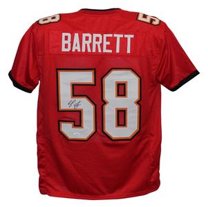 Shaquil Barrett Autographed/Signed Pro Style Red XL Jersey JSA 27652 Discount Wide Range Of