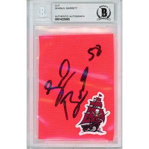 Shaquil Barrett Autographed Tampa Bay Buccaneers Football Pylon Piece Sig Cut Beckett Outlet Wiki