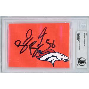 Shaquil Barrett Signed Denver Broncos Football Pylon Piece Sig Cut Beckett Authentic Auto Free Shipping Get To Buy
