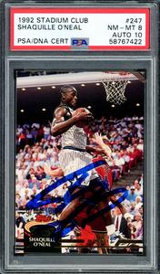 SHAQUILLE SHAQ O'NEAL 1992 STADIUM RC MAGIC PSA 8 GEM 10 AUTO PSA/DNA 207359 Cheap Sale Ebay