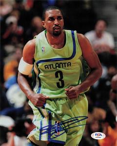 Shareef Abdur Rahim signed 8x10 photo PSA/DNA Atlanta Hawks Autographed Cheap Genuine