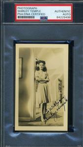 Shirley Temple PSA DNA Coa Signed Vintage Original 40`s Photo Autograph Outlet Low Shipping Fee