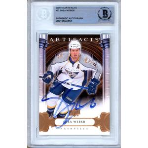 Shea Weber Nashville Predators Signed 2009 Upper Deck Artifacts Card Beckett Auth Auto Sale Huge Surprise