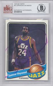 Spencer Haywood Autographed Signed 1979 Topps Card #12 Jazz Beckett #10009104 For Cheap Pice