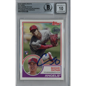 Shohei Ohtani Los Angeles Angels Autographed Signed 2018 Topps Update 35th Anniversary Rookie Card (Beckett 10 Autograph) Outlet For Sale