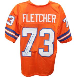 Simon Flethcer Autographed/Signed Orange Pro Style Jersey JSA 45416 Cheap Factory Outlet