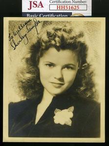 Shirley Temple JSA Coa Signed 4x4 1940`S Photo Autograph Latest Cheap Online