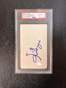 Sidney Moncrief Signed Cut AUTO 10 PSA Slabbed Hawks Free Shipping Order