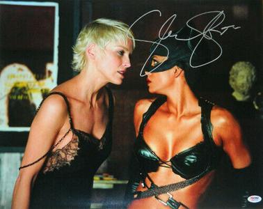 Sharon Stone signed Catwoman 11x14 Photo w/ Halle Berry- PSA ITP Hologram Buy Cheap Visit