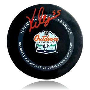 Keegan Kolesar Autographed Vegas Golden Knights Lake Tahoe Outdoors Puck COA Pay With Visa For Sale