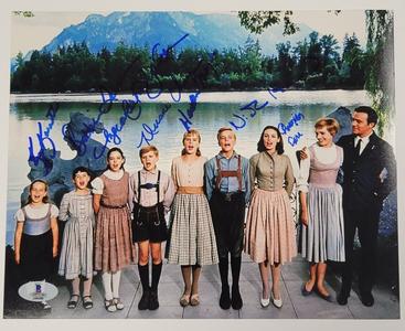 Sound of Music Cast (7) signed 8x10 Photo autograph Image #3  Beckett BAS With Paypal Sale Online