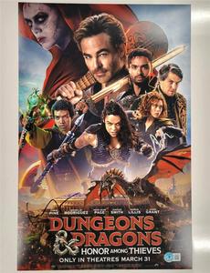 Sophia Lillis & Hugh Grant signed Dungeons & Dragons 11x17 photo  Beckett BAS Clearance Shop