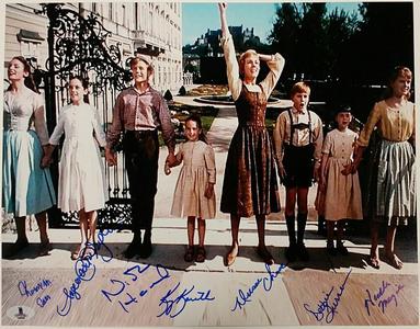SOUND OF MUSIC Cast Signed 11x14 Photo (7) Autos Image #7 w/ Beckett BAS COA Free Shipping Cost
