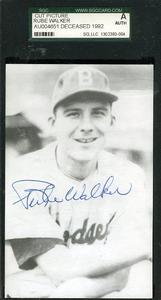 Rube Walker Signed Sgc Certified Photo Authentic Autograph Buy Cheap Low Cost