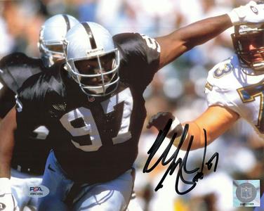 RUSSELL MARYLAND signed 8x10 photo PSA/DNA Oakland Raiders Autographed Discount Manchester