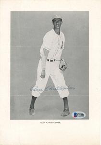 Russ Christopher Autographed Signed 7x10 Photo A's, Indians Beckett COA F21280 Cheap Sale Choice