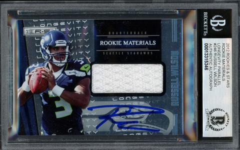 Russell Wilson Auto 2012 Panini Rookie Stars RC Gem 10 140/249 Beckett 13315346 From China Sale Online