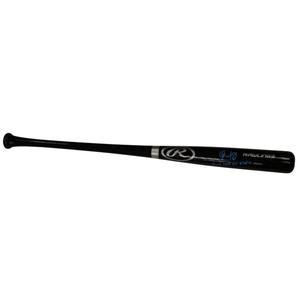 Oswaldo Cabrera New York Yankees Autographed Black Big Stick Bat Inscribed "First MLB Hit 8/18/22" (CX Auth) Wiki Sale Online