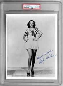 Ruby Keeler Signed 1941 8x10 B&W Photo Best Wishes PSA Encap Ozzie Nelson/Jolson Sale Best Wholesale