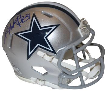 Roy Williams Autographed Dallas Cowboys Speed Mini Helmet Beckett 37355 Buy Cheap Sast