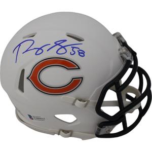Roquan Smith Autographed/Signed Chicago Bears Mini Helmet Beckett 46949 Cheap Lowest Pice