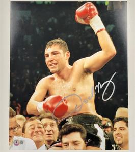 Oscar De La Hoya autograph signed 11x14 photo #6 Golden Boy  Beckett BAS Outlet Low Pice Fee Shipping