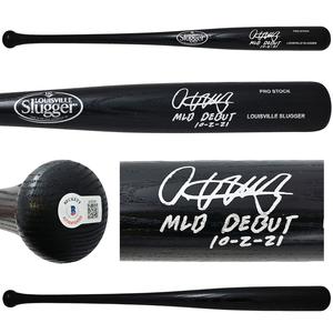ONEIL CRUZ AUTOGRAPHED SLUGGER PRO STOCK BAT PIRATES MLB DEBUT BECKETT Choice Cheap Pice