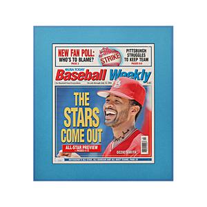 Ozzie Smith St. Louis Cardinals Autographed Slick Printed "Match Print" July 13, 1994 Baseball Weekly Cover (JSA) Outlet 100% Authentic