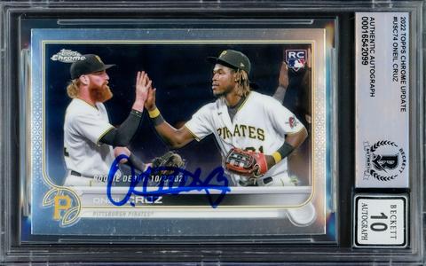 Oneil Cruz Autographed 2022 Topps Chrome Update RC Gem 10 Auto Beckett 16542099 Cheap Sale Explore