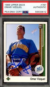 Omar Vizquel PSA DNA Signed 1989 Upper Deck Rookie Autograph Cheap Wide Range Of