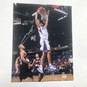 Omri Casspi signed 11x14 photo PSA/DNA Sacramento Kings Autographed For Nice Cheap Price
