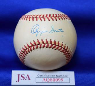 Ozzie Smith JSA Cert Autograph National League ONL Signed Baseball Discount Cheap Online