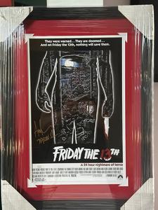 Original Jason Vorhees,Ari Lehman signed framed 11x14 photo Quality Free Shipping For Sale