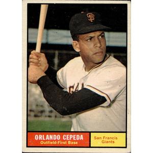 Orlando Cepeda San Francisco Giants 1961 Topps #435 Card Cheap Get Authentic