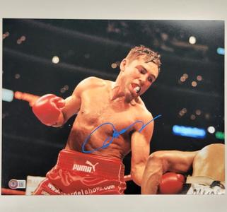 Oscar De La Hoya autograph signed 11x14 photo #8 Golden Boy  Beckett BAS In China For Sale