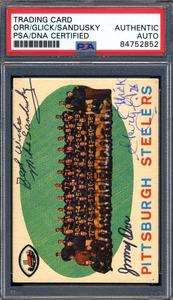 Orr Glick Sandusky PSA DNA Signed 1959 Topps Team Autograph With Paypal Sale Online