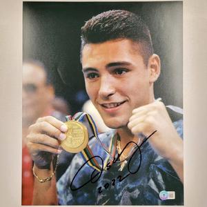 Oscar De La Hoya signed Olympic Gold 11x14 photo autograph  Beckett BAS Holo Free Shipping Fashion Style
