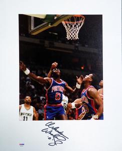 Orlando Woolridge Autographed Signed 16x20 Matted Photo Pistons PSA/DNA #AB51626 Free Shipping Pay With Visa