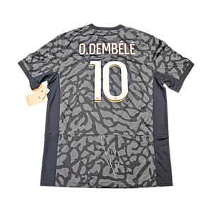 Ousmane Dembele Paris St. Germain Autographed Signed 23-24 Third Jersey (JSA COA #AY32045) Clearance Wholesale Pice