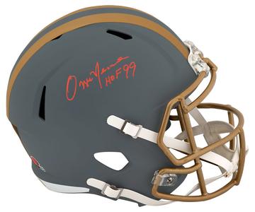 Ozzie Newsome Signed Browns SLATE Riddell F/S Replica Helmet w/HOF'99 - (SS COA) Purchase Cheap Pice