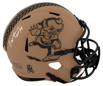 Ozzie Newsome Signed Browns 2023 SALUTE Riddell F/S Rep Helmet w/HOF'99 (SS COA) Supply