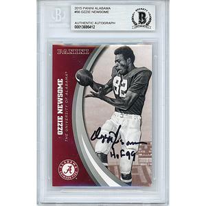 Ozzie Newsome Signed Alabama Crimson Tide 2015 Panini Football Card Beckett Slab For Sale Official Site