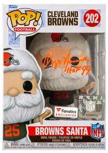 Ozzie Newsome Signed Browns 'Santa' Funko Pop Doll #202 w/HOF'99 -(SCHWARTZ COA) Discount Wide Range Of