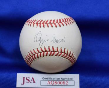 Ozzie Smith JSA Coa Autograph National League Signed Baseball Online Shop From China