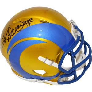 Kurt Warner Autographed/Signed St Louis Rams Flash Mini Helmet HOF Beckett 46854 Wide Range Of Cheap Online