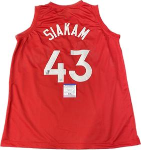 Pascal Siakam Signed Jersey PSA/DNA Toronto Raptors Autographed Buy Cheap Clearance