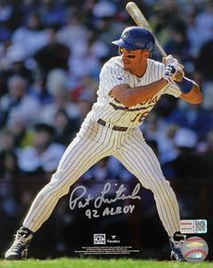 Pat Listach Autographed Milwaukee Brewers 8x10 Photo Inscribed 92 AL ROY TRISTAR Cheap Pice Original