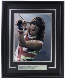 Joe Elliott Signed Framed 11x14 Young Def Leppard Photo JSA ITP Free Shipping New Styles