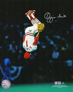 Ozzie Smith Signed St Louis Cardinals Flip Action 8x10 Photo - (SCHWARTZ COA) Safe Shopping Cheap Online